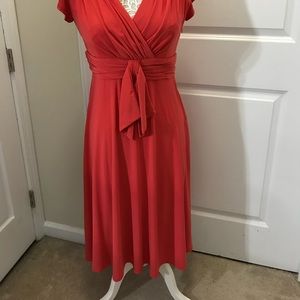 Midi Dress with Empire Waist